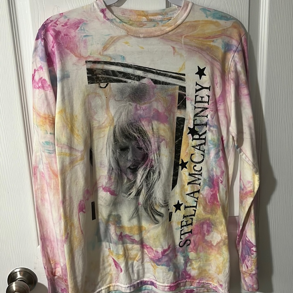 Long Sleeve Tie Dye Taylor Swift Shirt